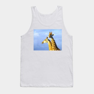 African Wildlife Photography Giraffe Lookout Tank Top